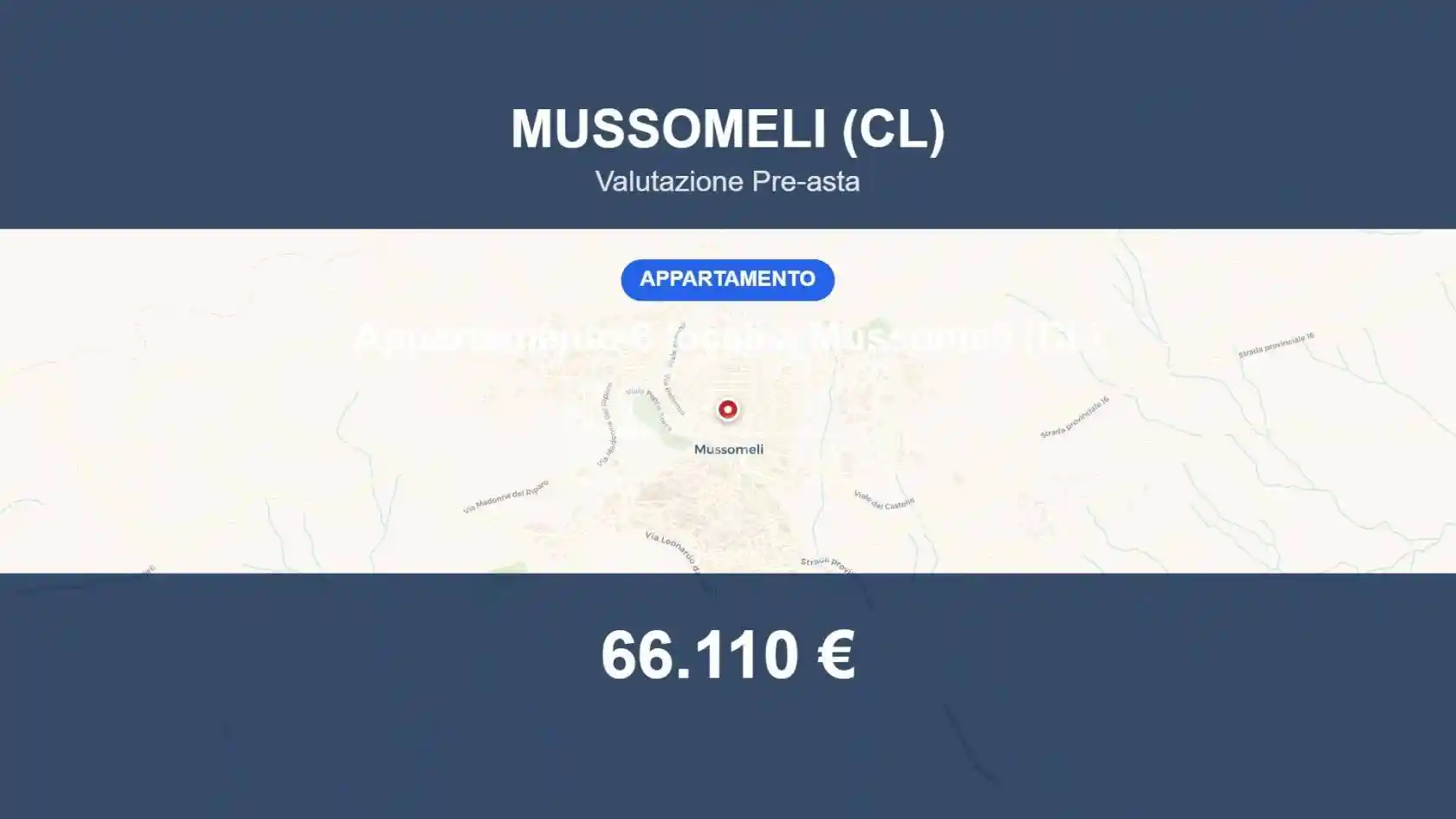 Appartamento in vendita a Mussomeli