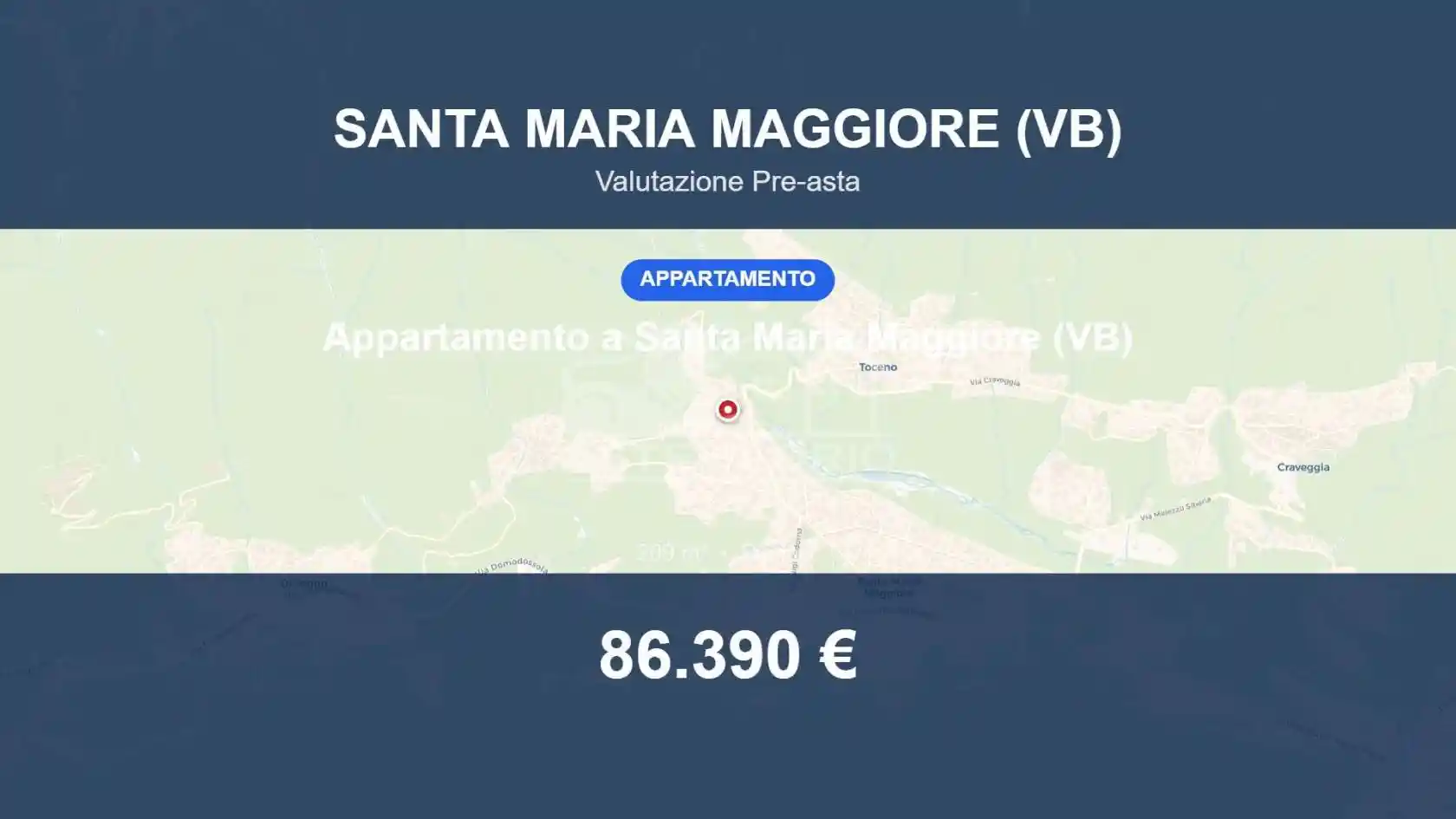 Appartamento in vendita a Santa Maria Maggiore
