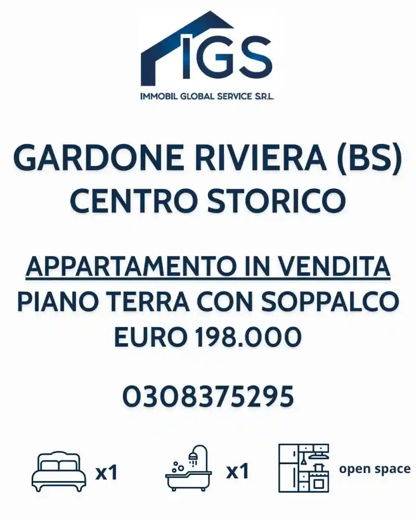 Appartamento in vendita a Gardone Riviera
