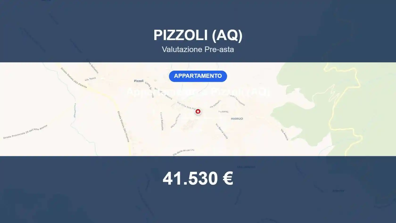 Appartamento in vendita a Pizzoli