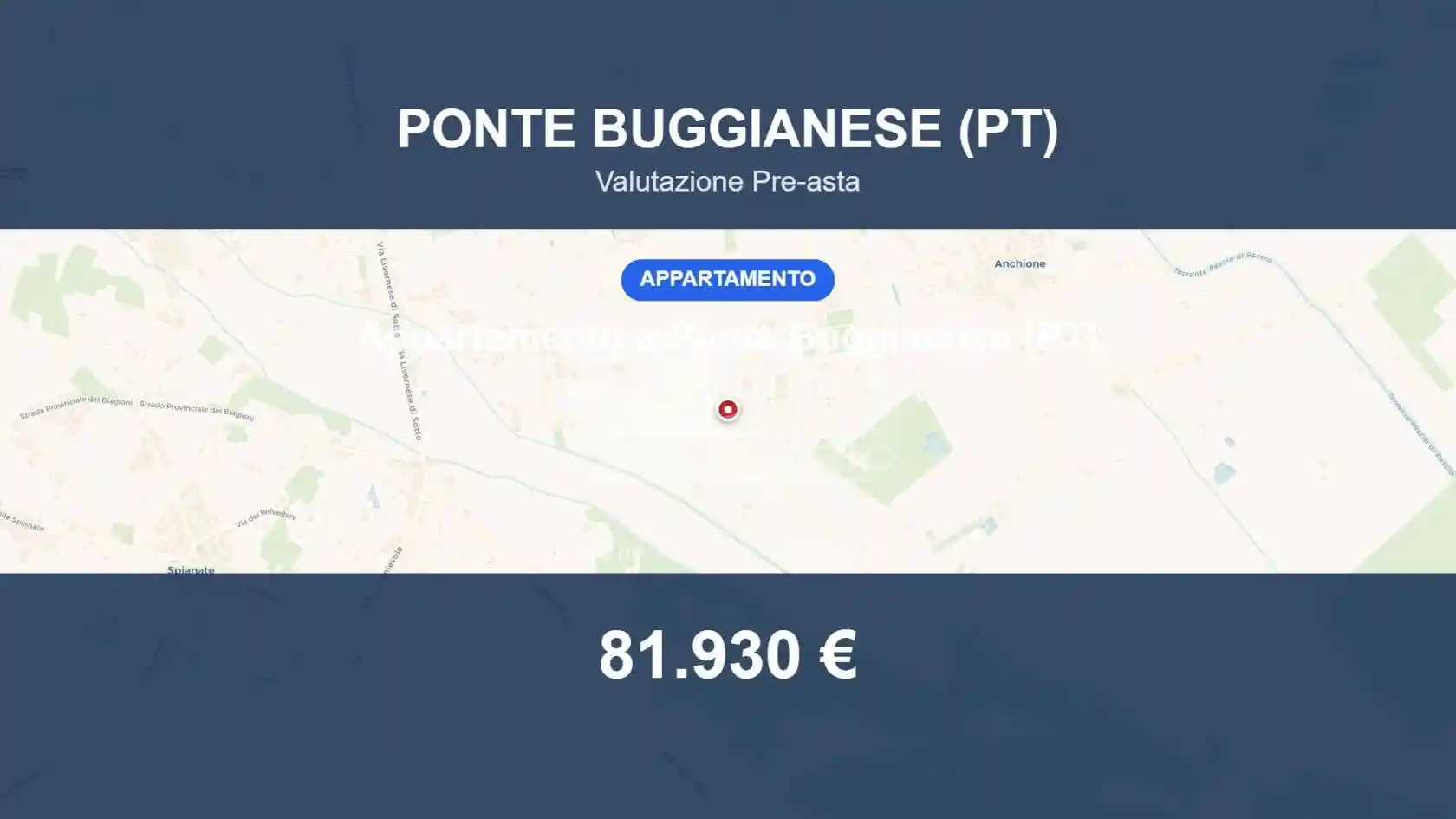 Appartamento in vendita a Ponte Buggianese