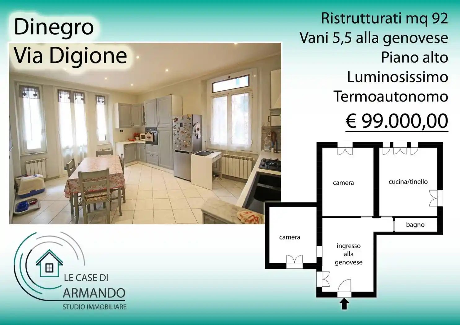 Appartamento in vendita a Genova