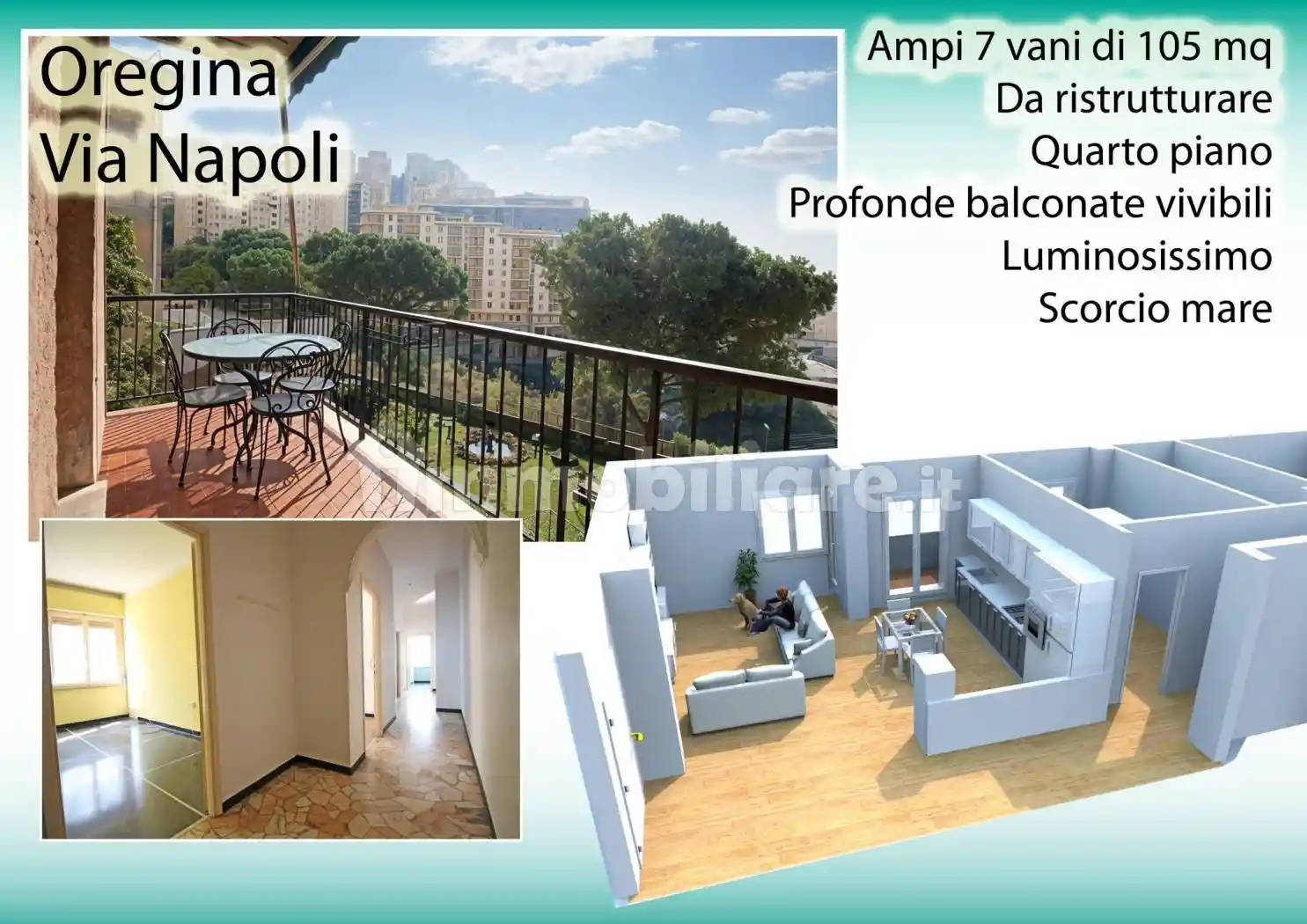 Appartamento in vendita a Genova