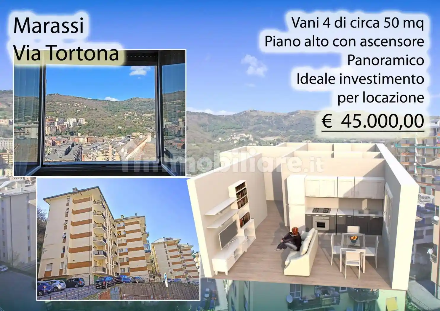 Appartamento in vendita a Genova