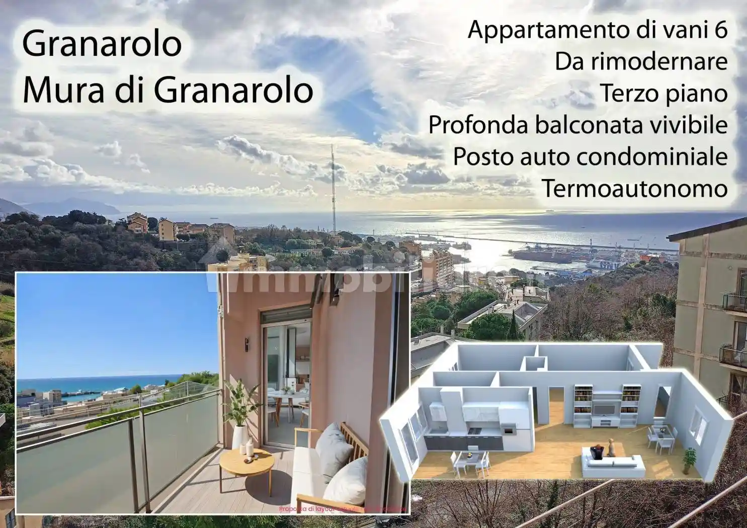 Appartamento in vendita a Genova