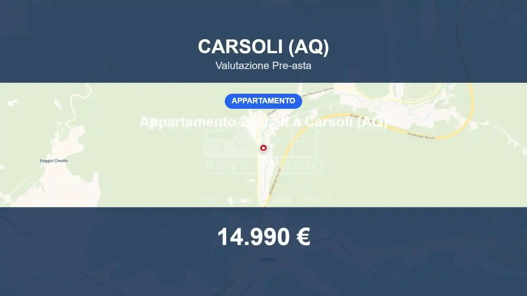 Appartamento in vendita a Carsoli