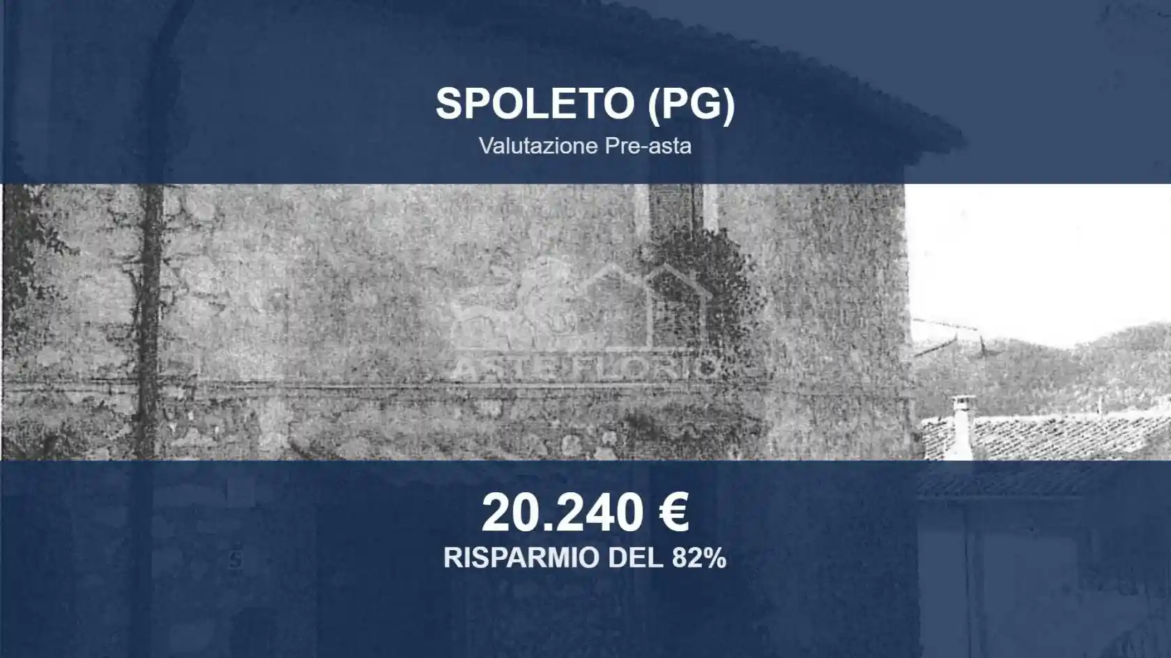 Villa in asta a Spoleto