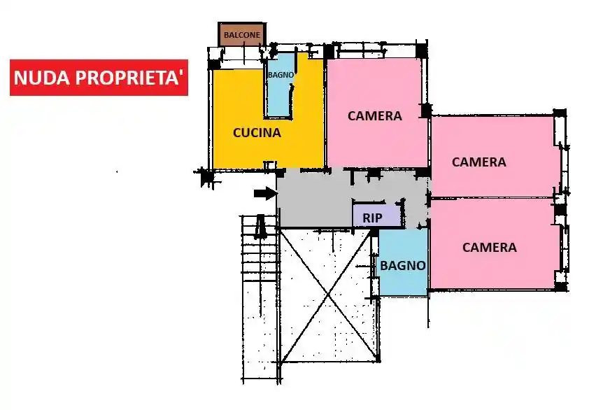Appartamento in vendita a Roma