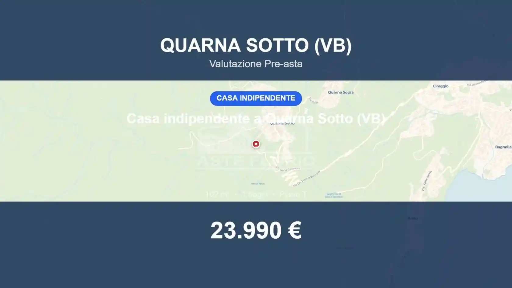 Villa in vendita a Quarna Sotto