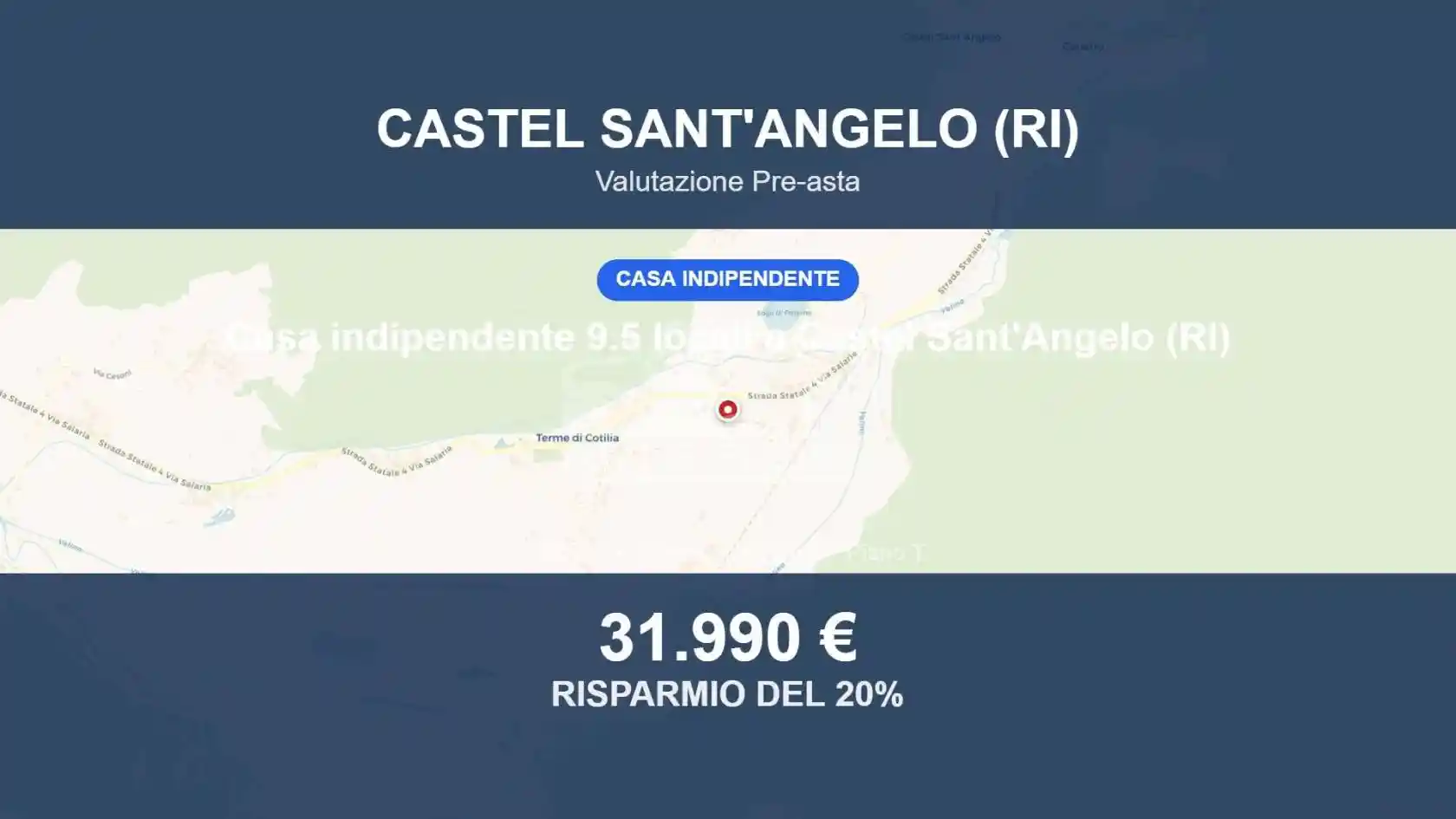 Villa in vendita a Castel Sant'Angelo