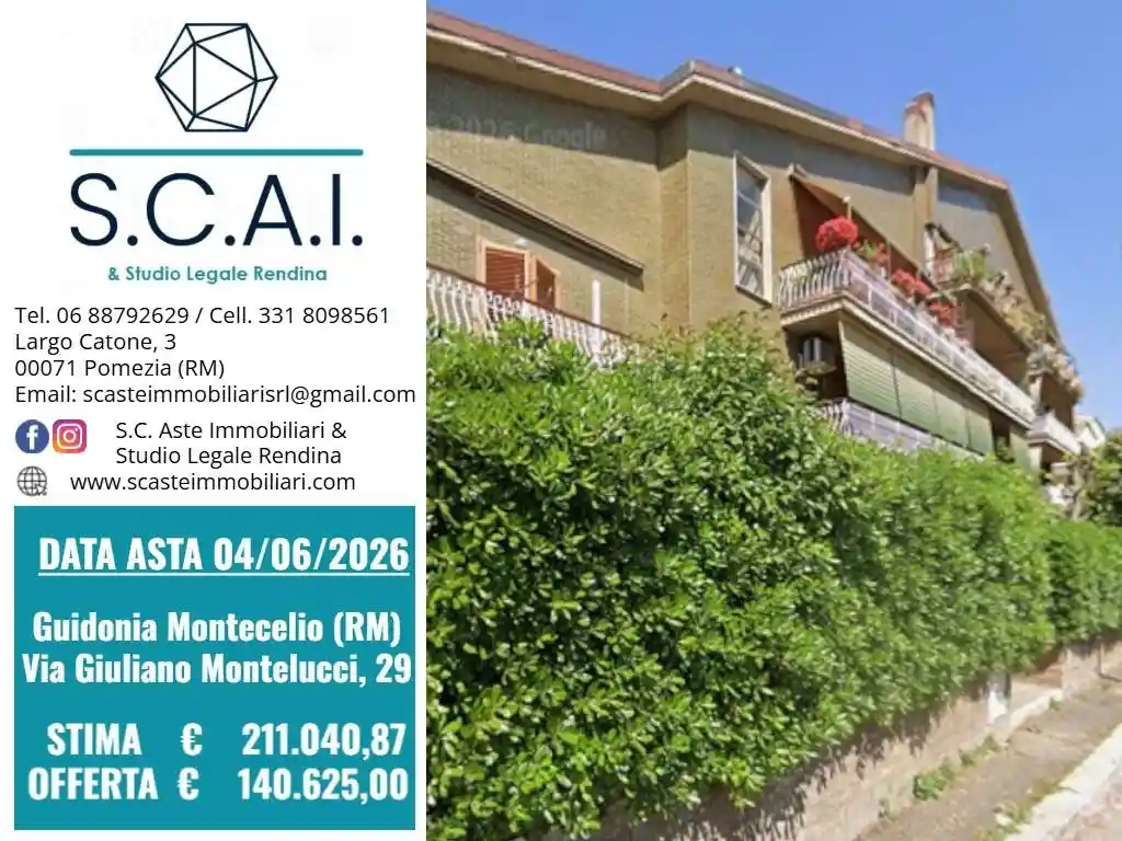 Appartamento in vendita a Guidonia Montecelio