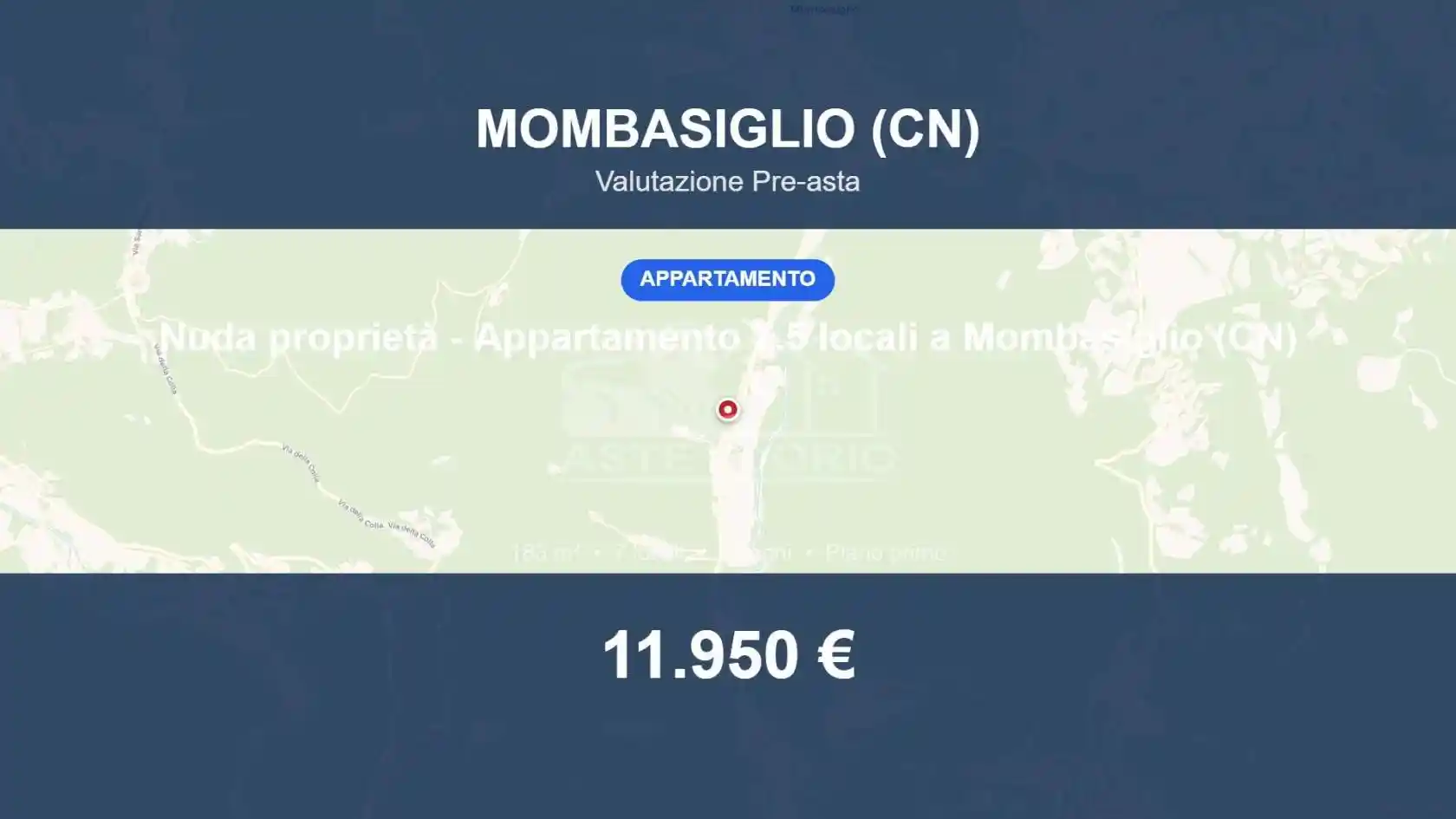 Appartamento in vendita a Mombasiglio