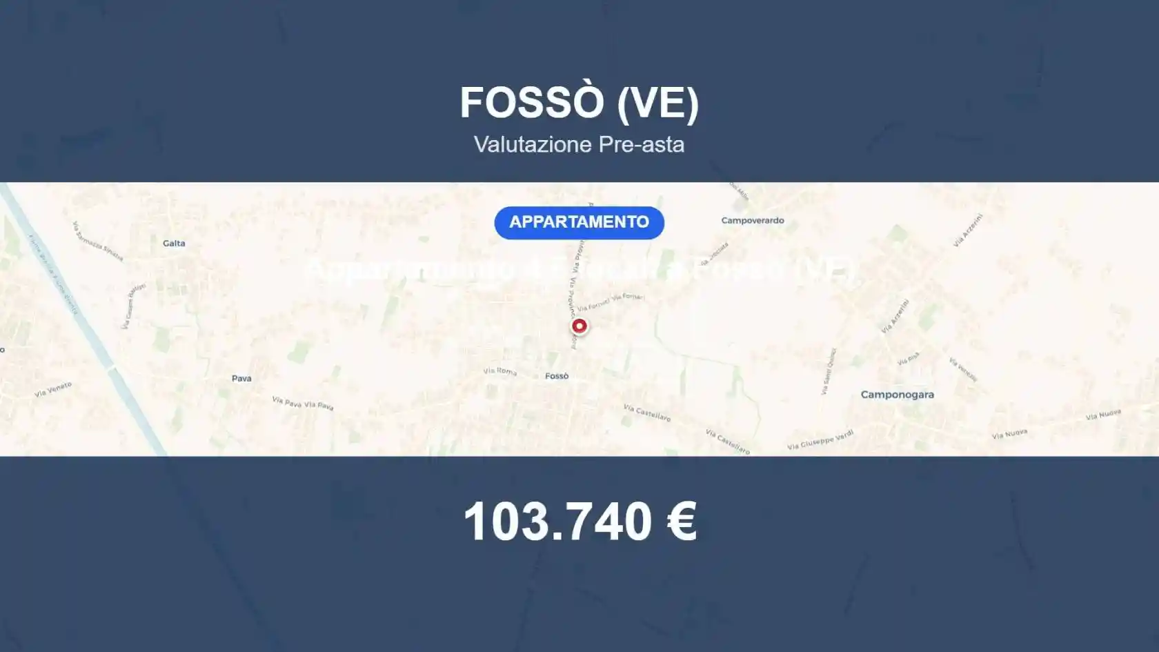 Appartamento in vendita a Fossò