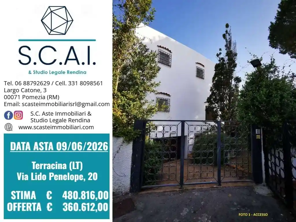Villa in vendita a Terracina