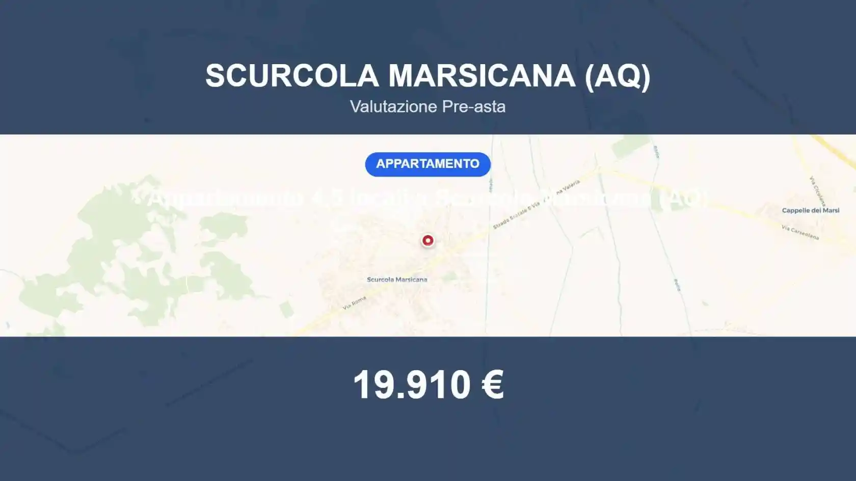 Appartamento in vendita a Scurcola Marsicana