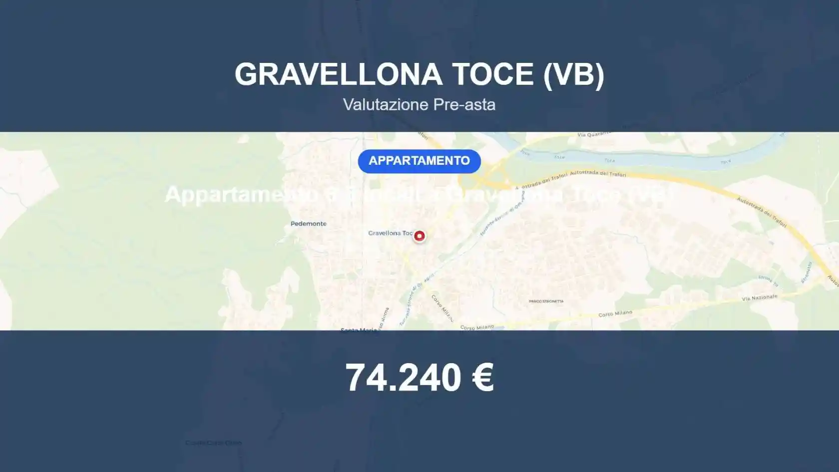 Appartamento in vendita a Gravellona Toce