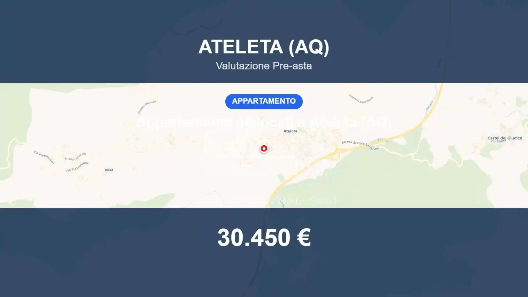 Appartamento in vendita a Ateleta
