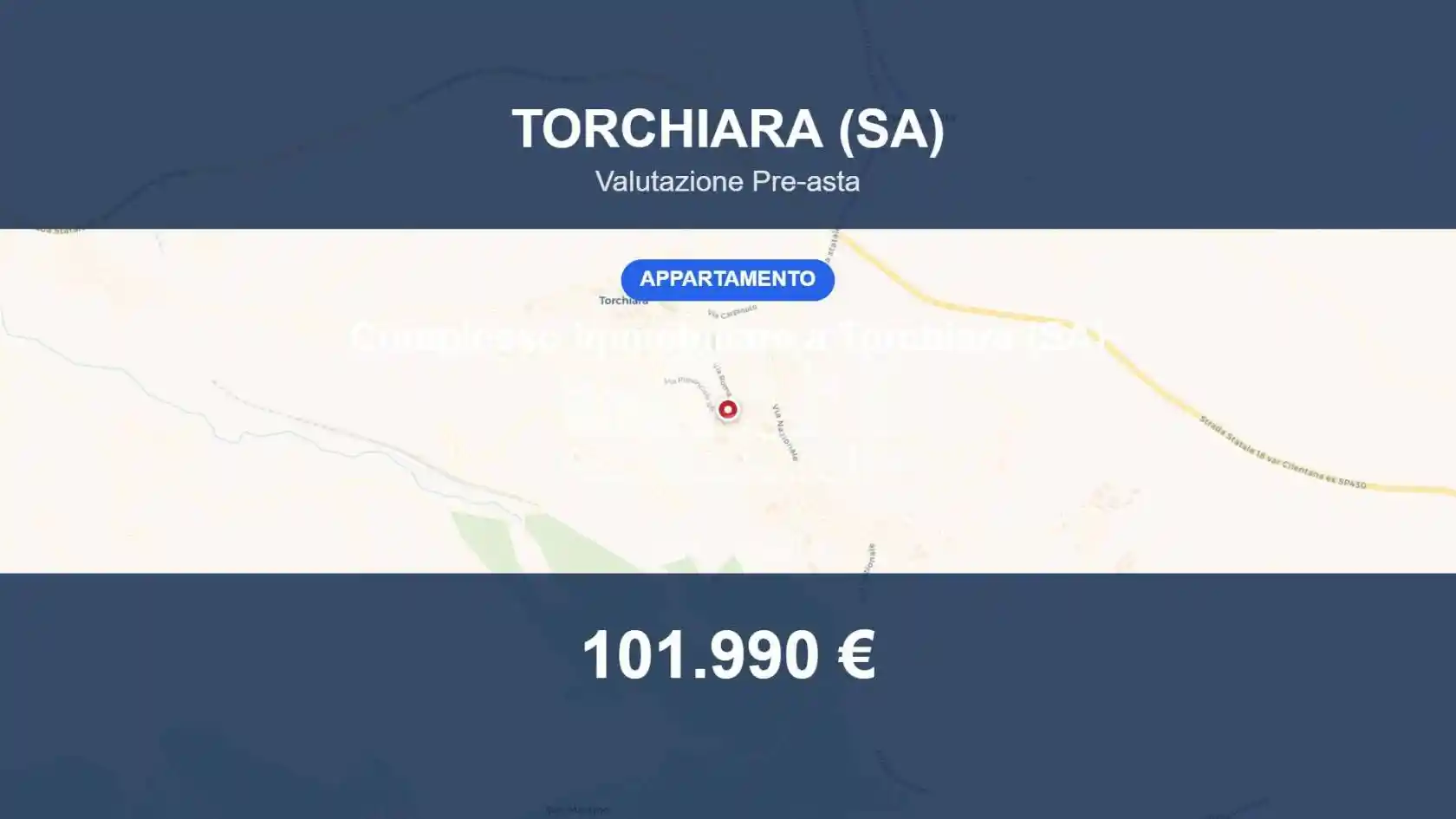 Appartamento in vendita a Torchiara