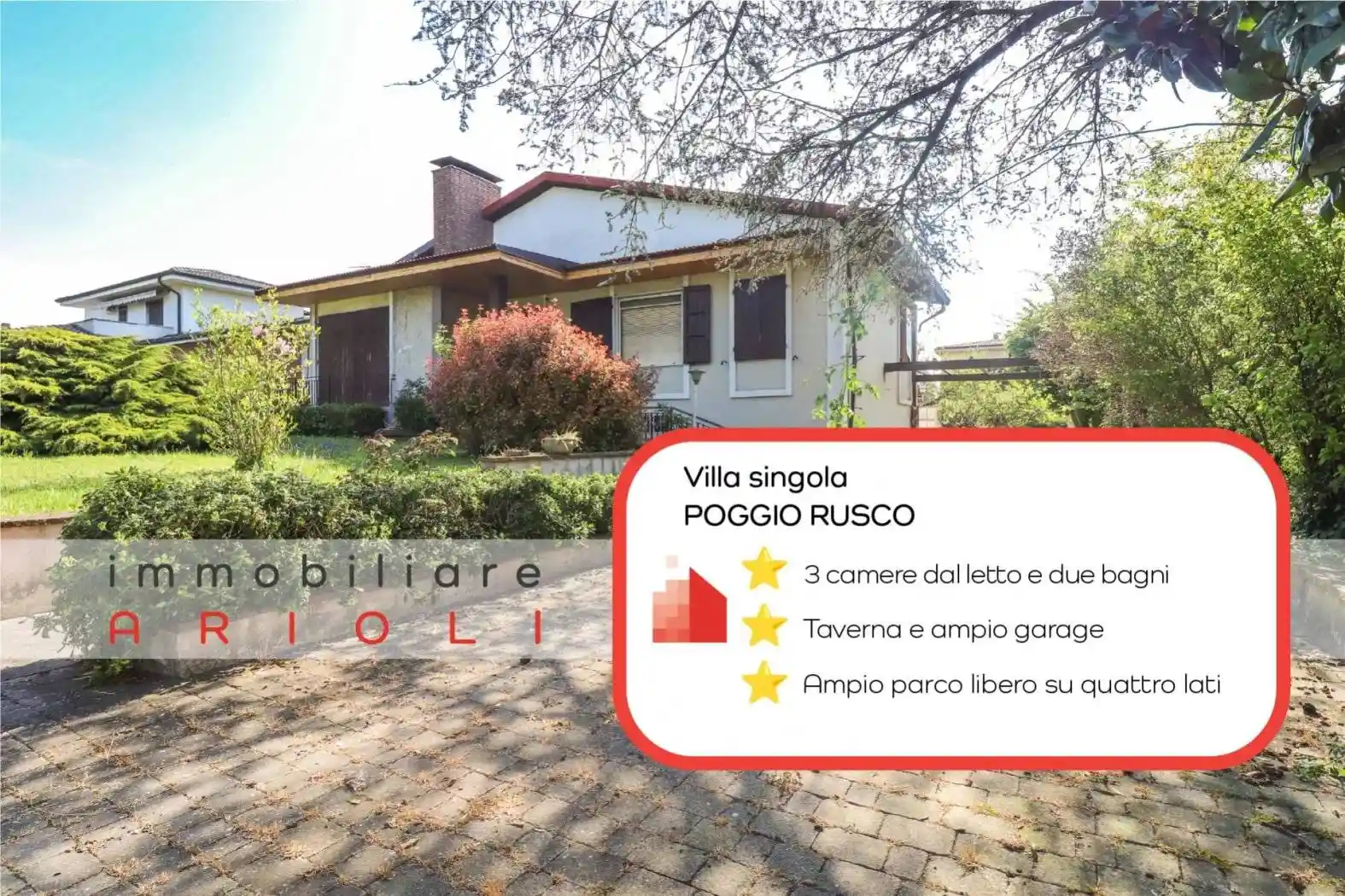 Villa in vendita a Poggio Rusco