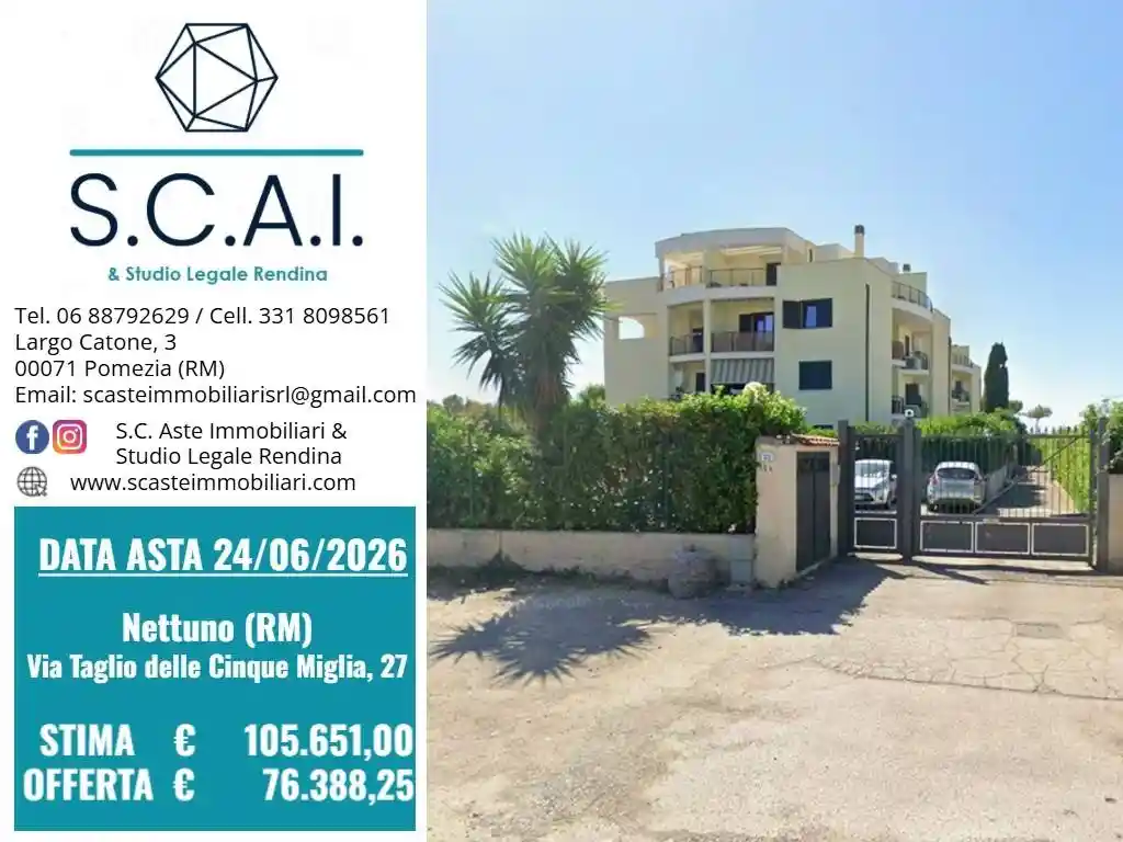 Appartamento in vendita a Nettuno