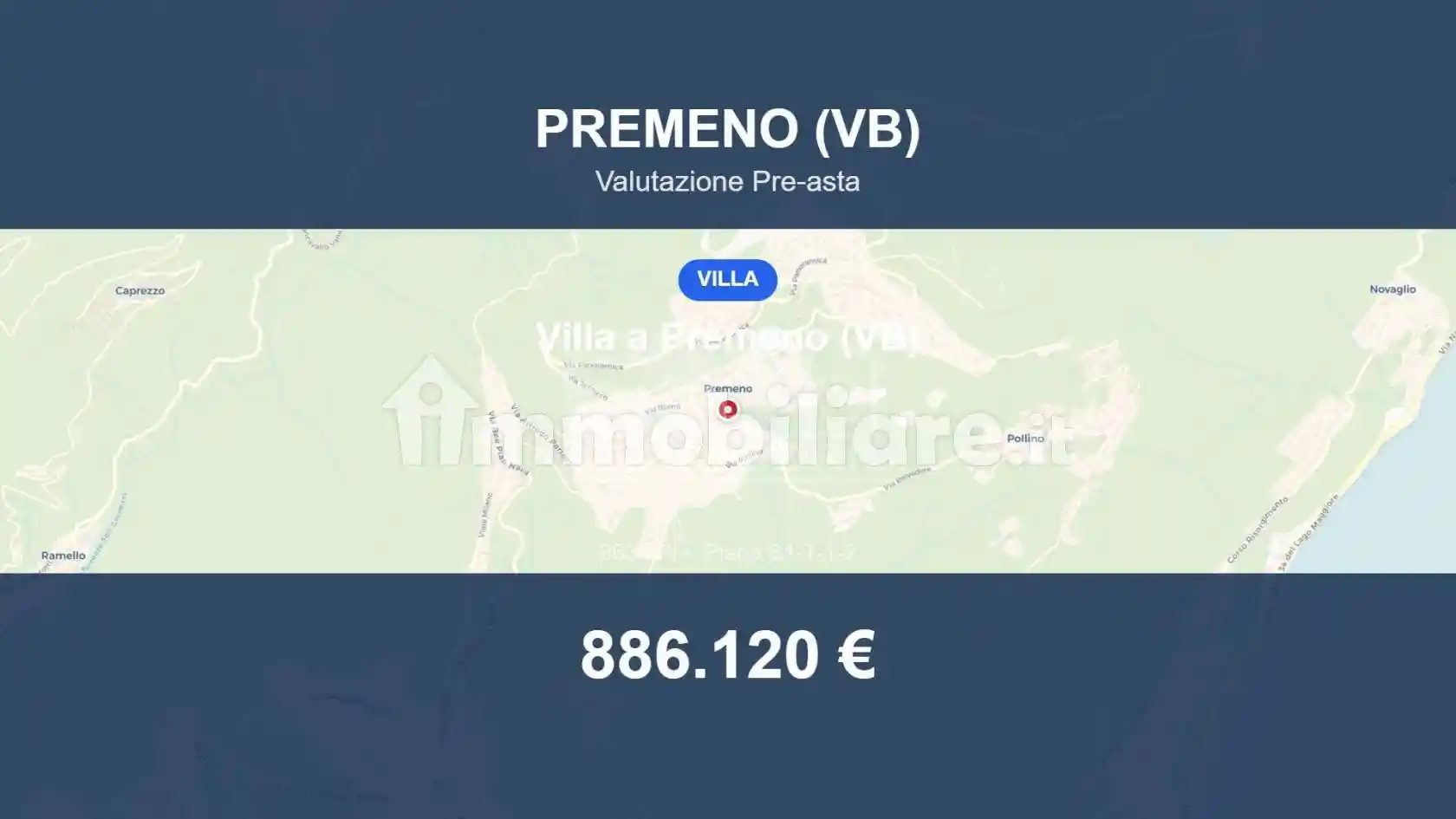 Villa in vendita a Premeno