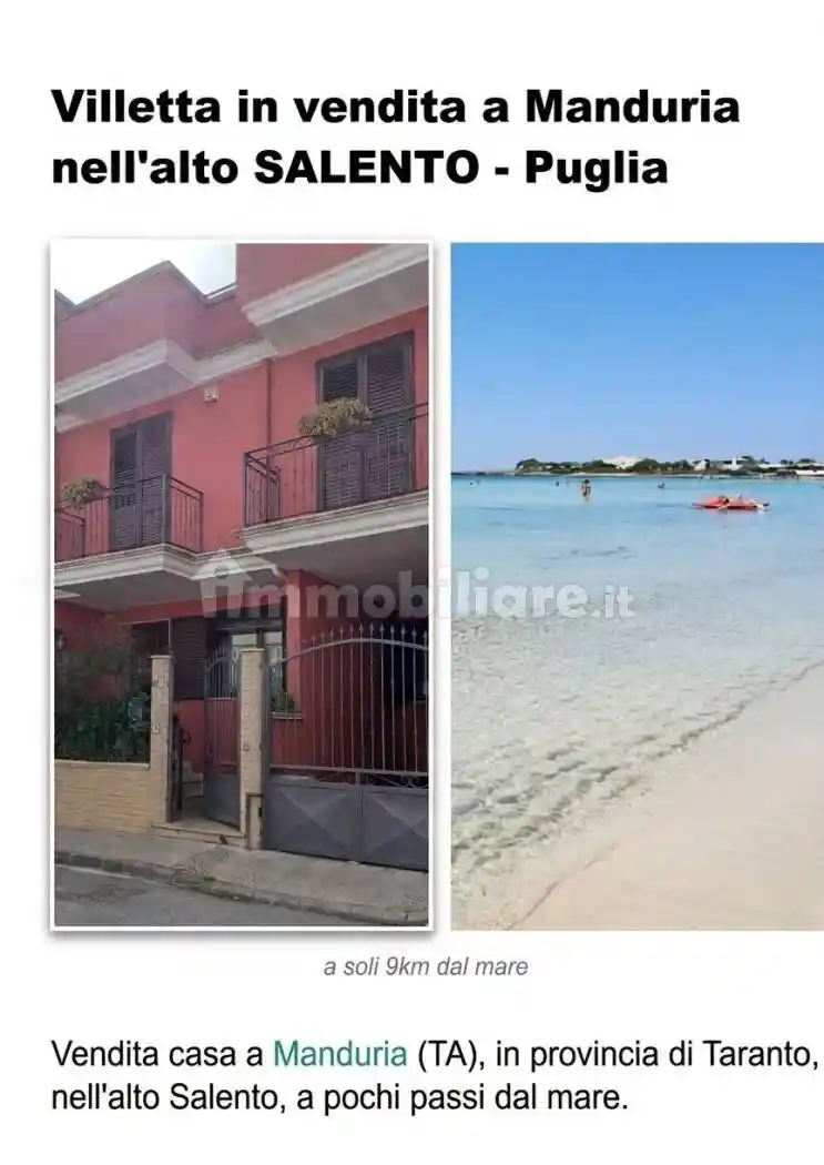 Villa in vendita a Manduria