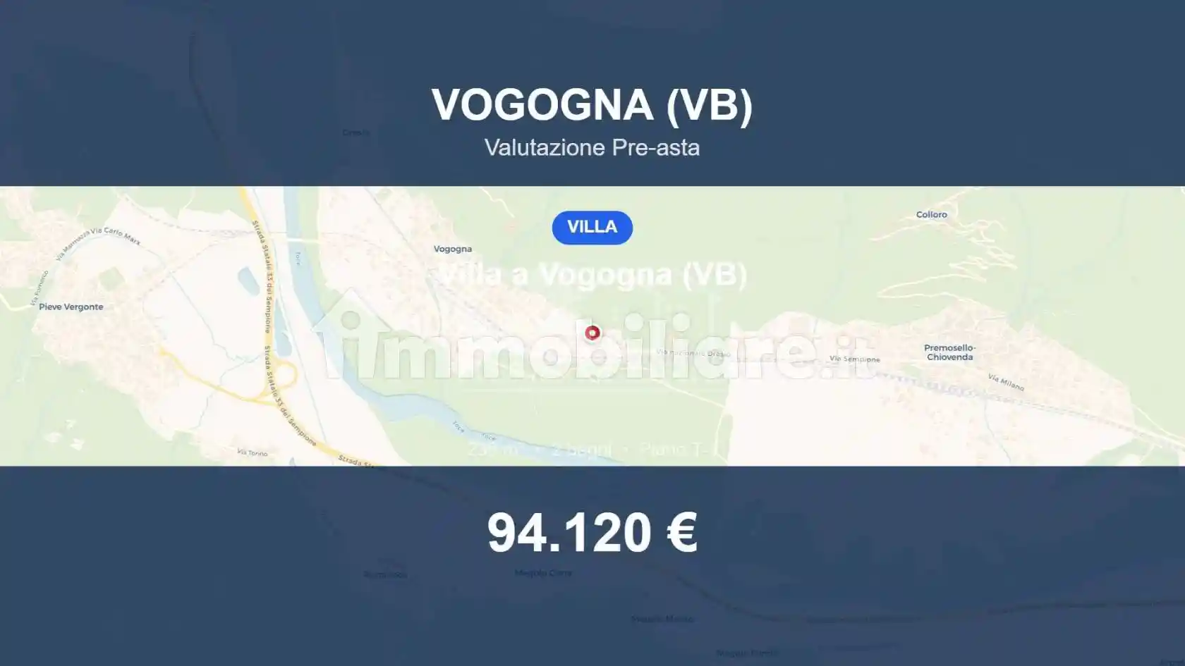 Villa in vendita a Vogogna