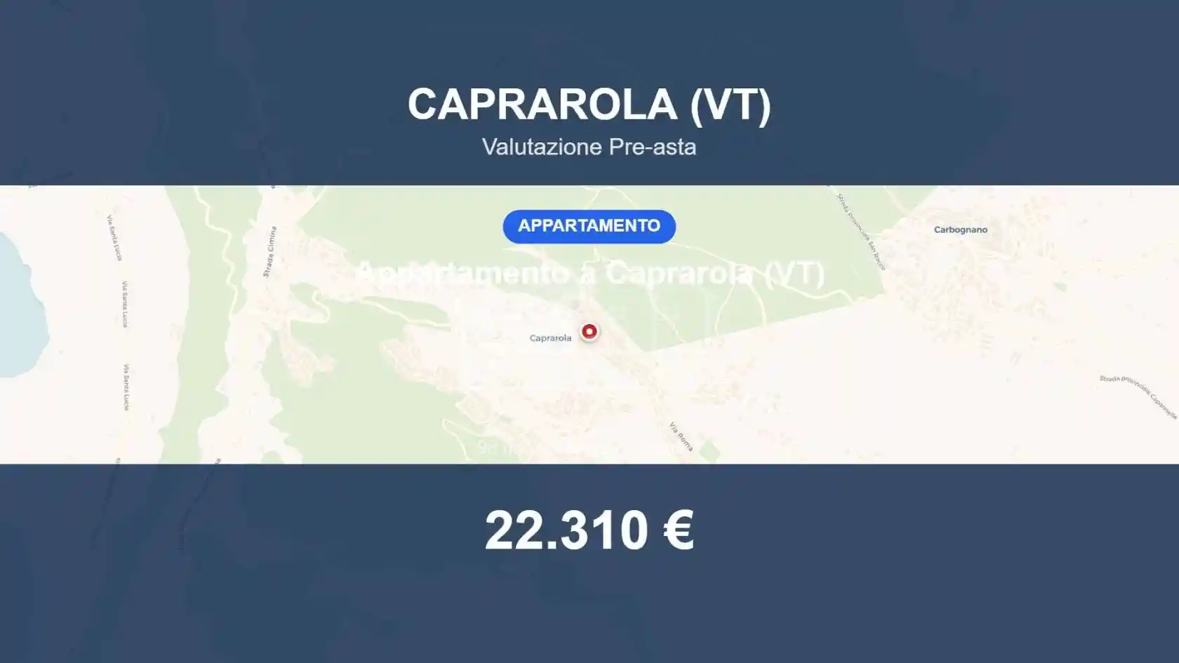 Appartamento in vendita a Caprarola