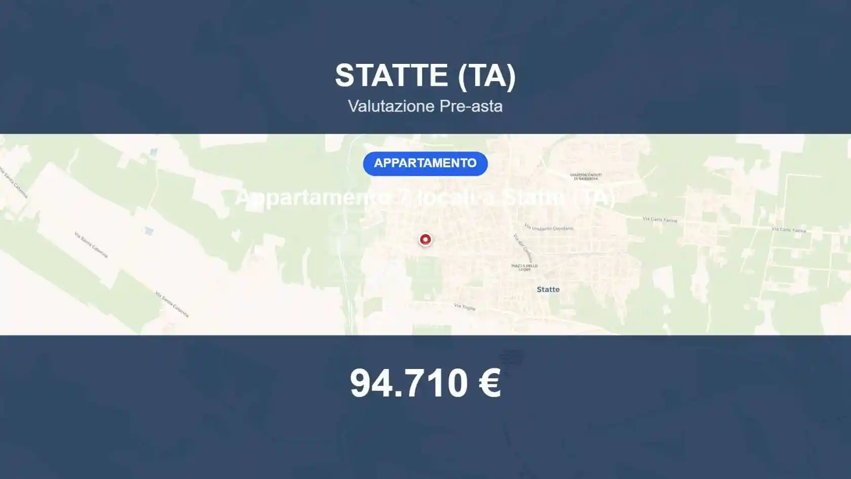 Appartamento in vendita a Statte
