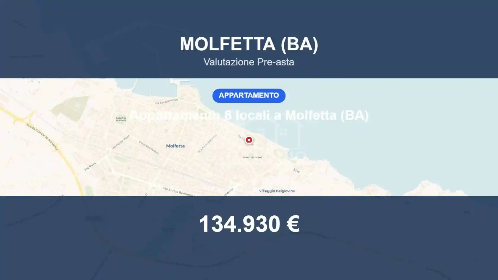 Appartamento in vendita a Molfetta