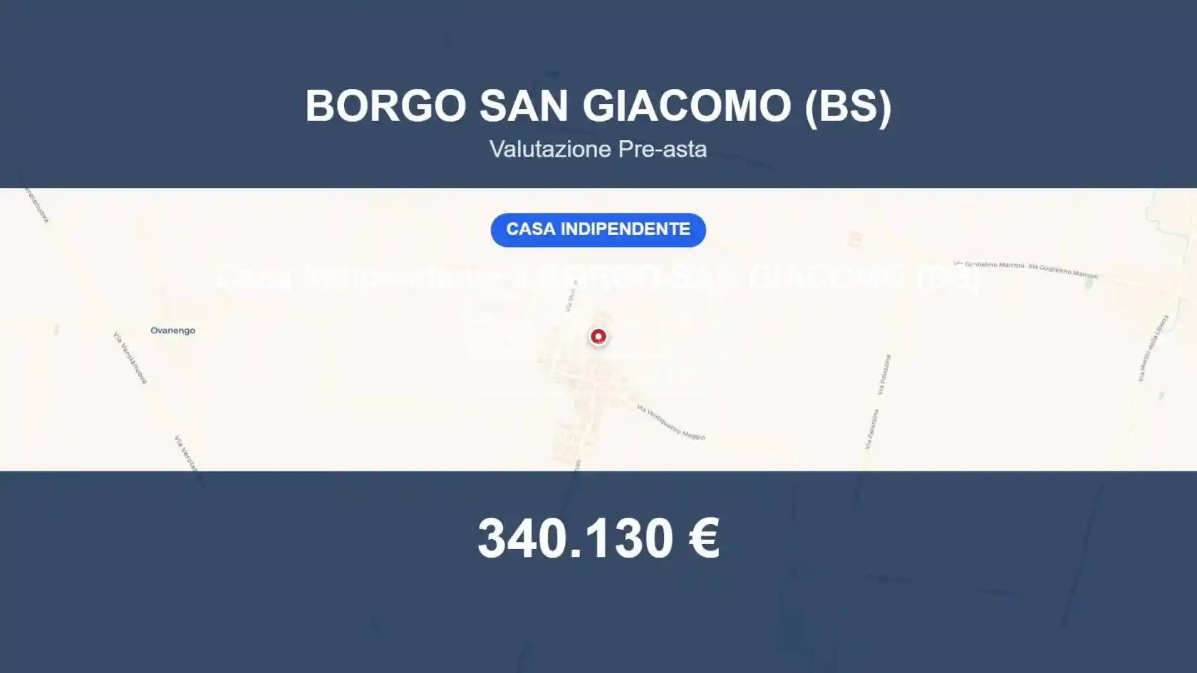 Villa in vendita a Borgo San Giacomo