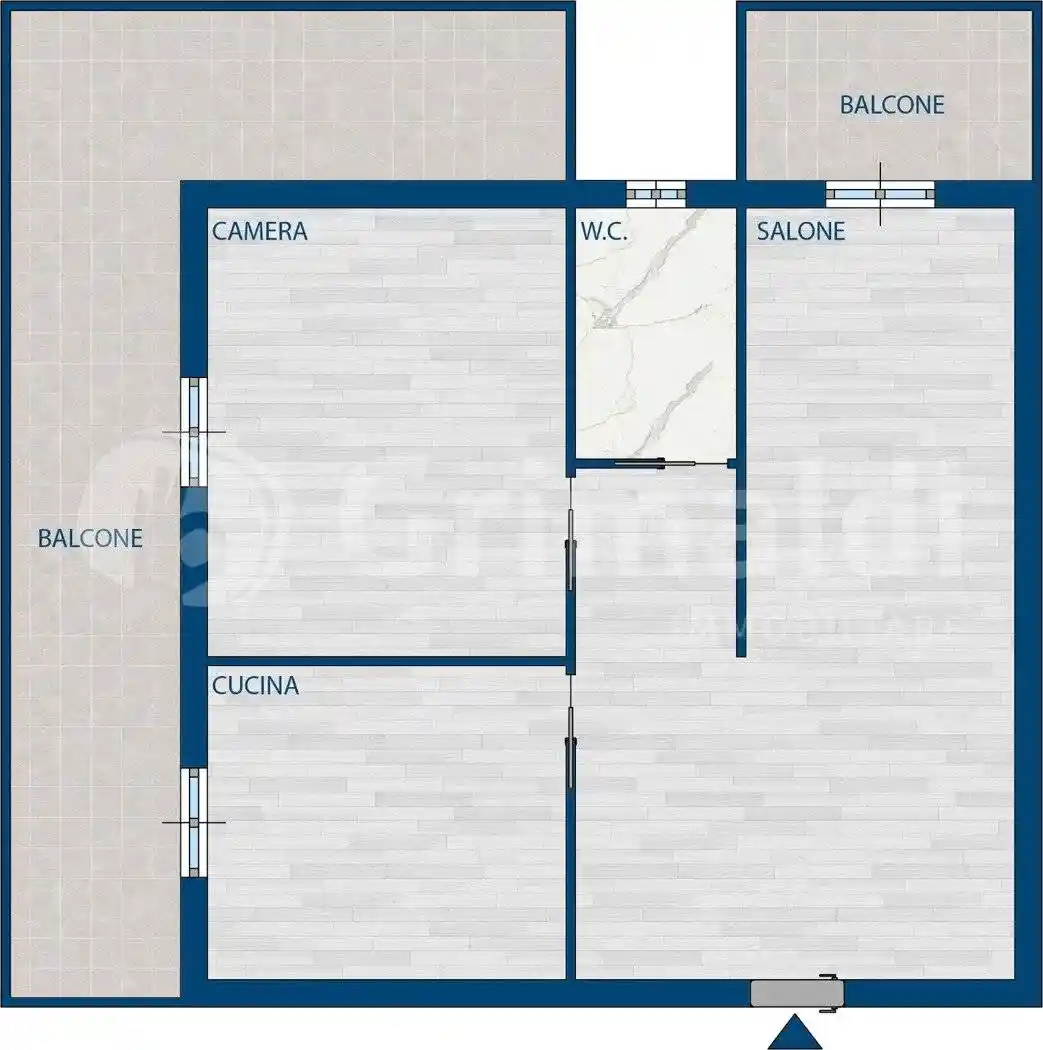 Appartamento in affitto a Quarto