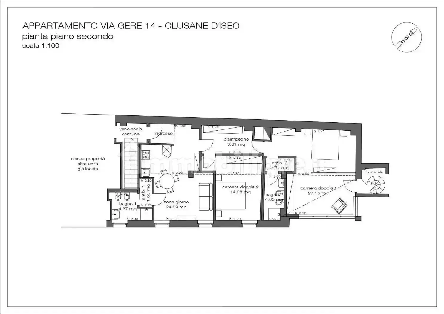 Appartamento in affitto a Iseo
