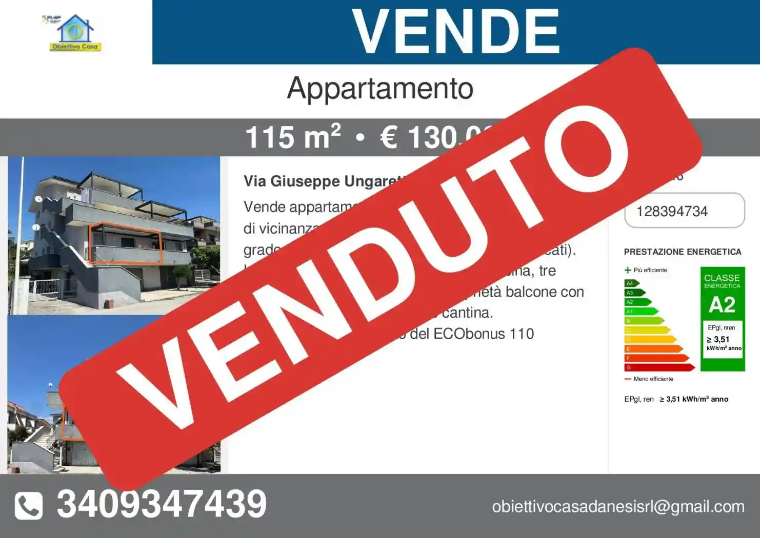Appartamento in vendita a Nereto