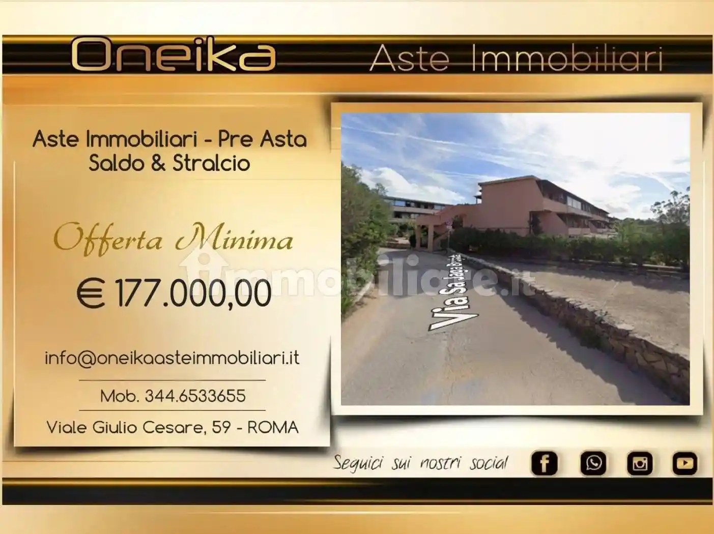 Appartamento in vendita a Olbia