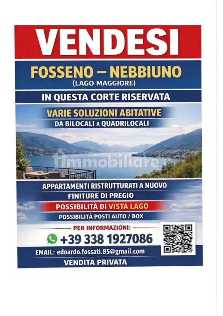 Appartamento in vendita a Nebbiuno