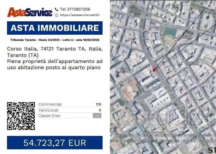 Appartamento in vendita a Taranto