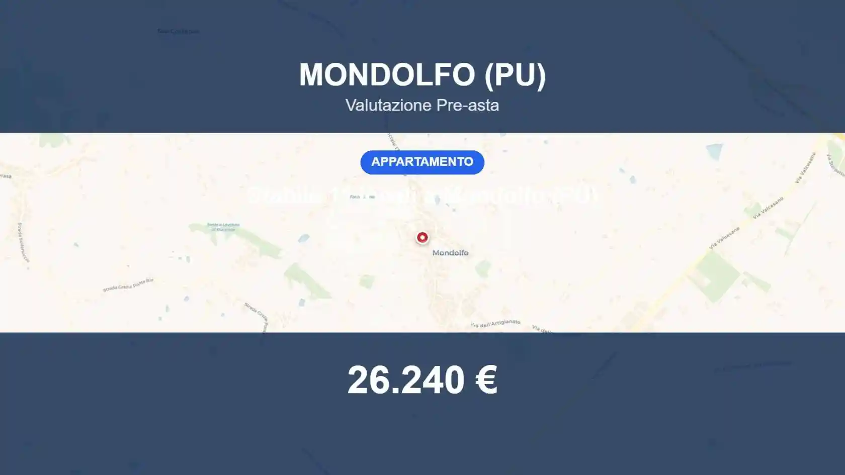 Appartamento in vendita a Mondolfo