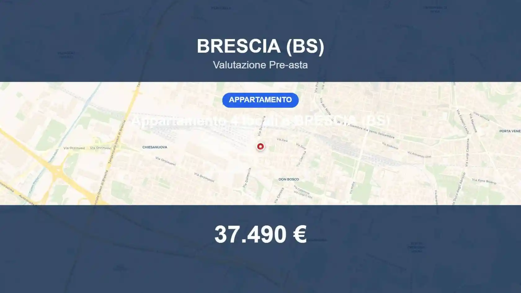 Appartamento in vendita a Brescia