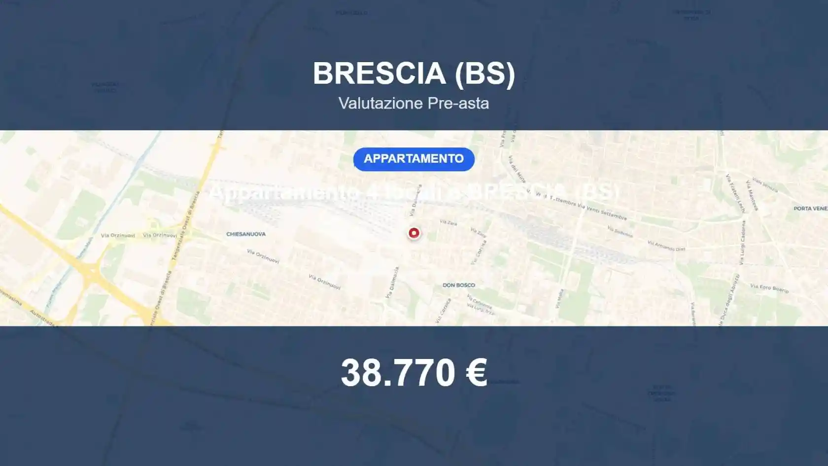 Appartamento in vendita a Brescia