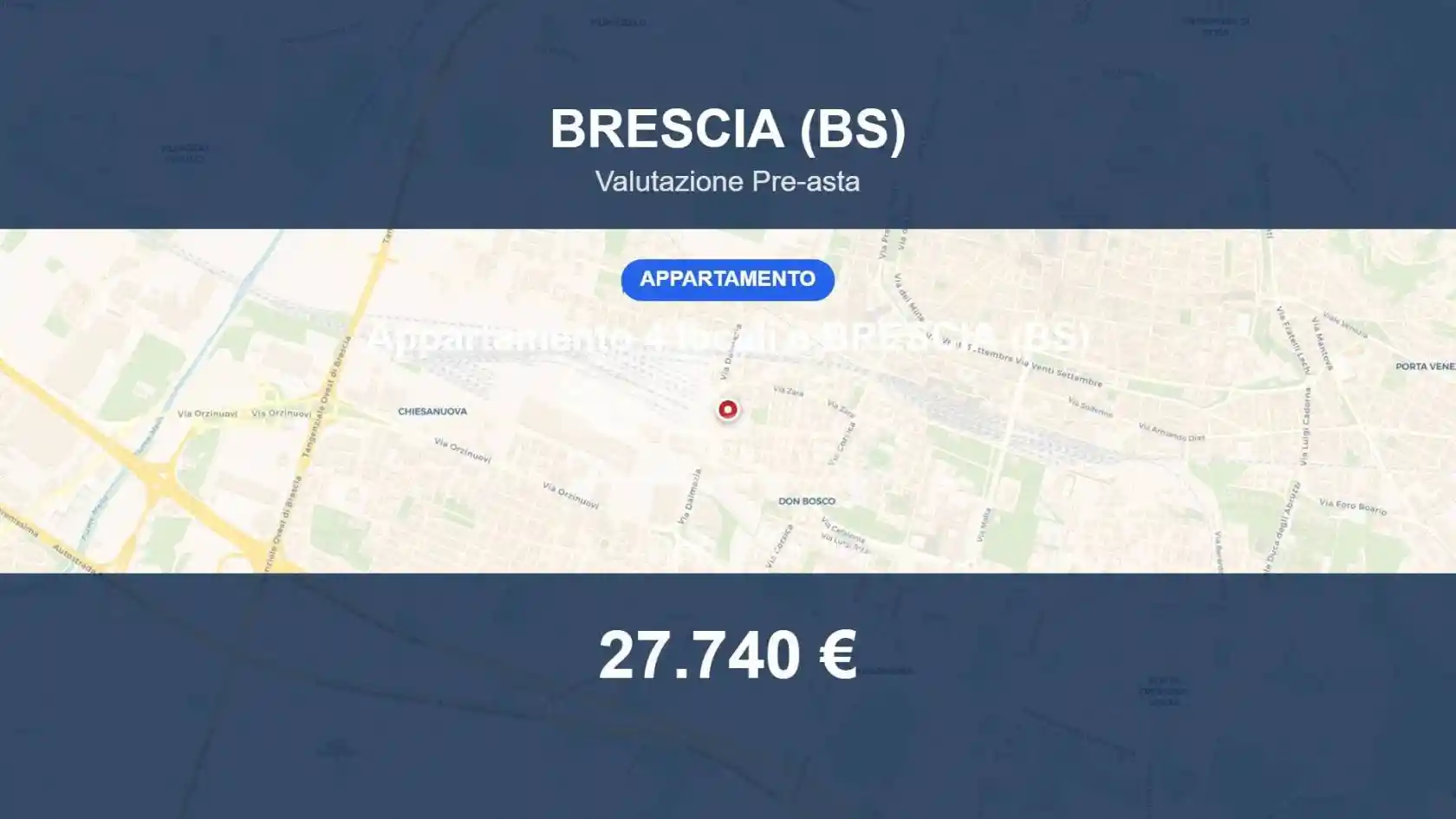 Appartamento in vendita a Brescia