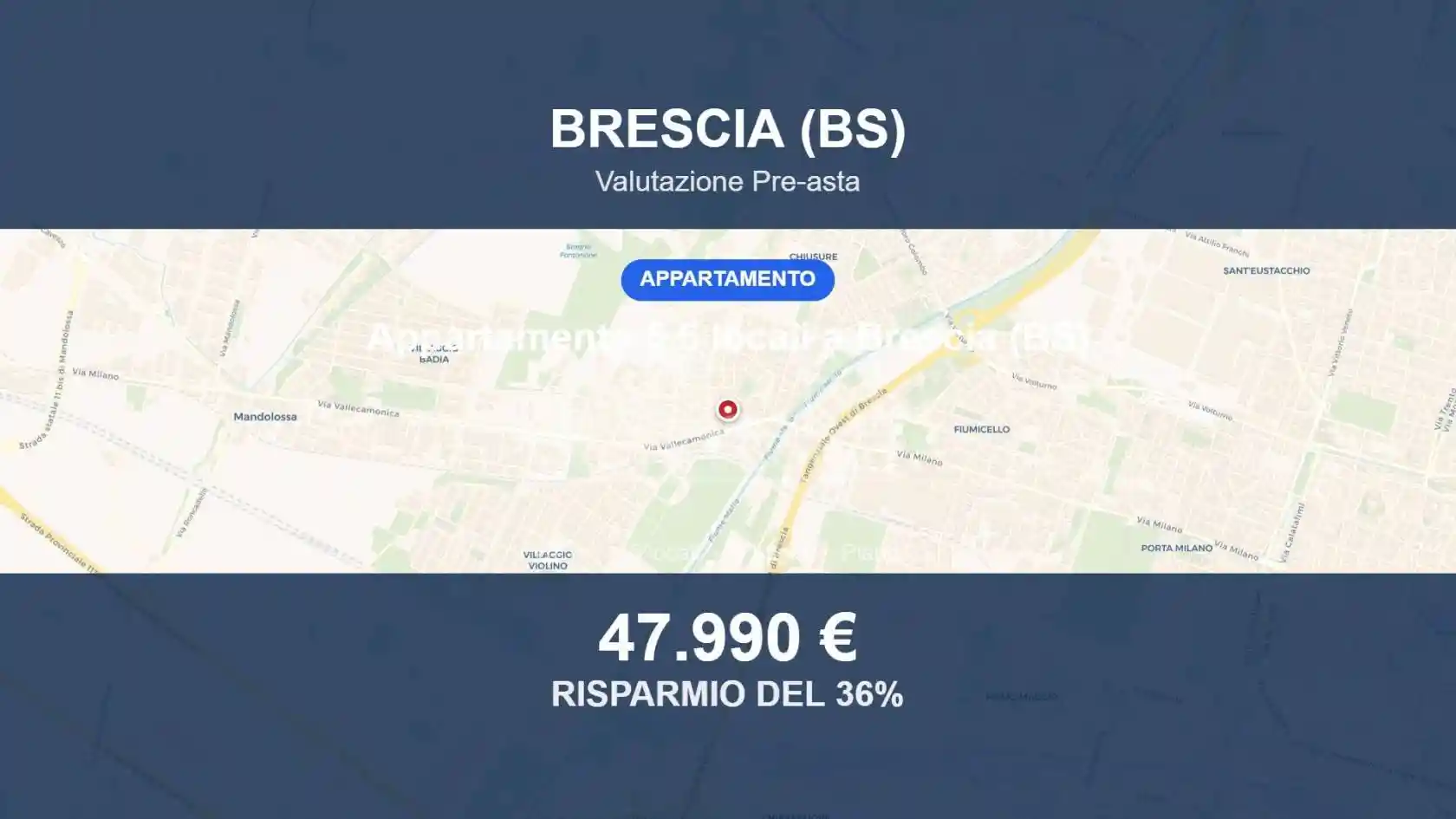 Appartamento in vendita a Brescia