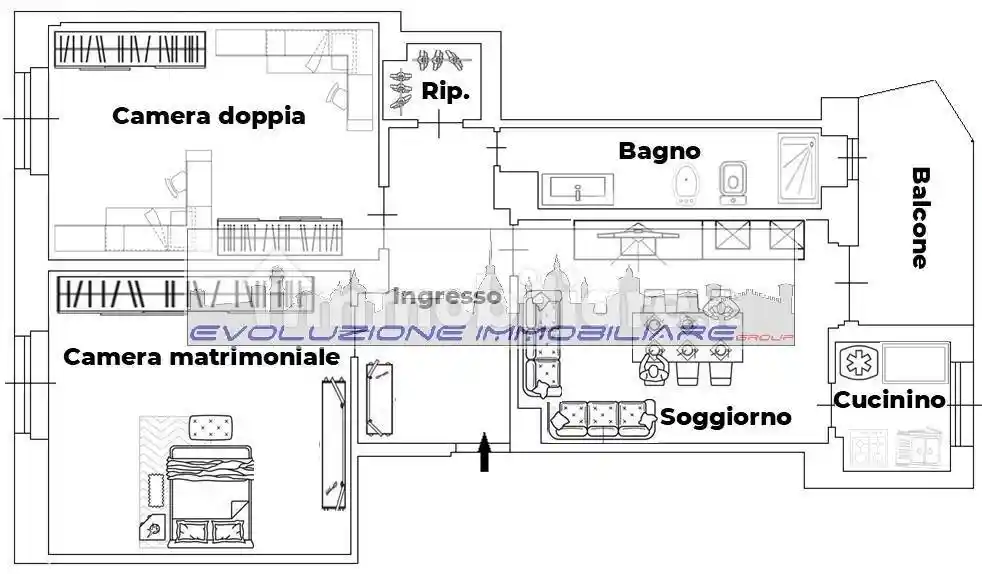 Appartamento in vendita a Torino