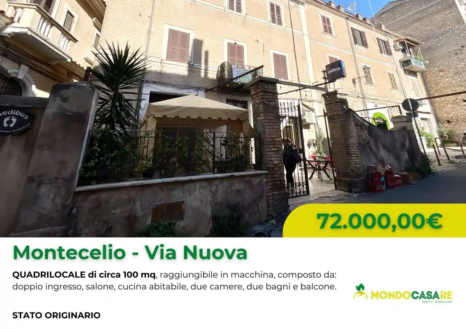 Appartamento in vendita a Guidonia Montecelio
