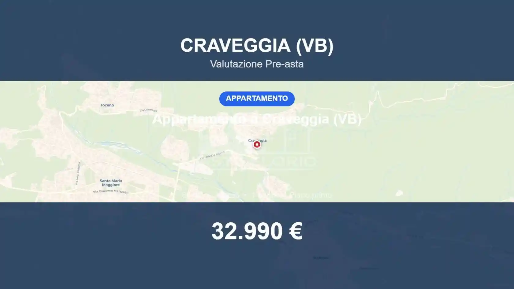 Appartamento in vendita a Craveggia