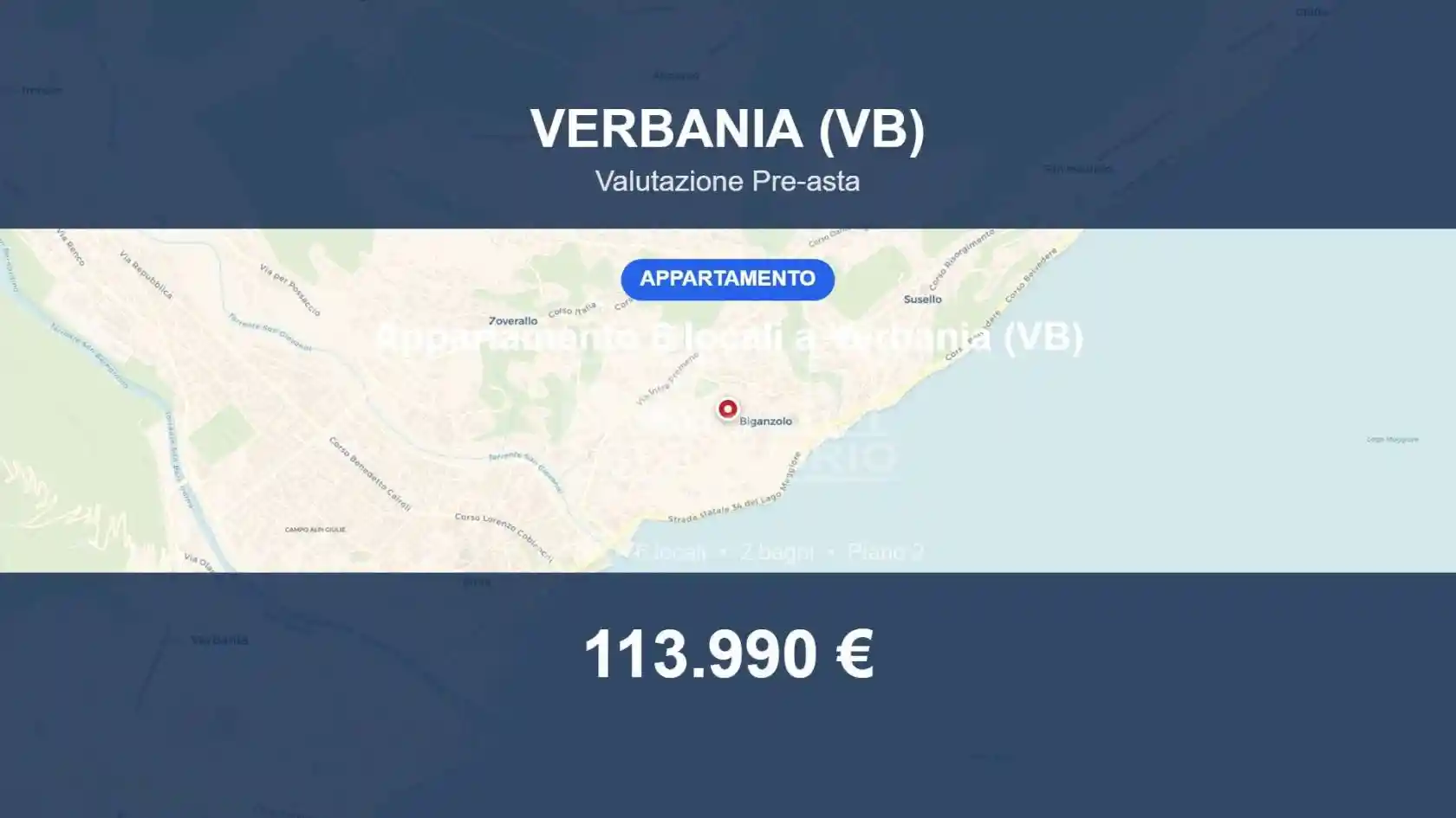 Appartamento in vendita a Verbania