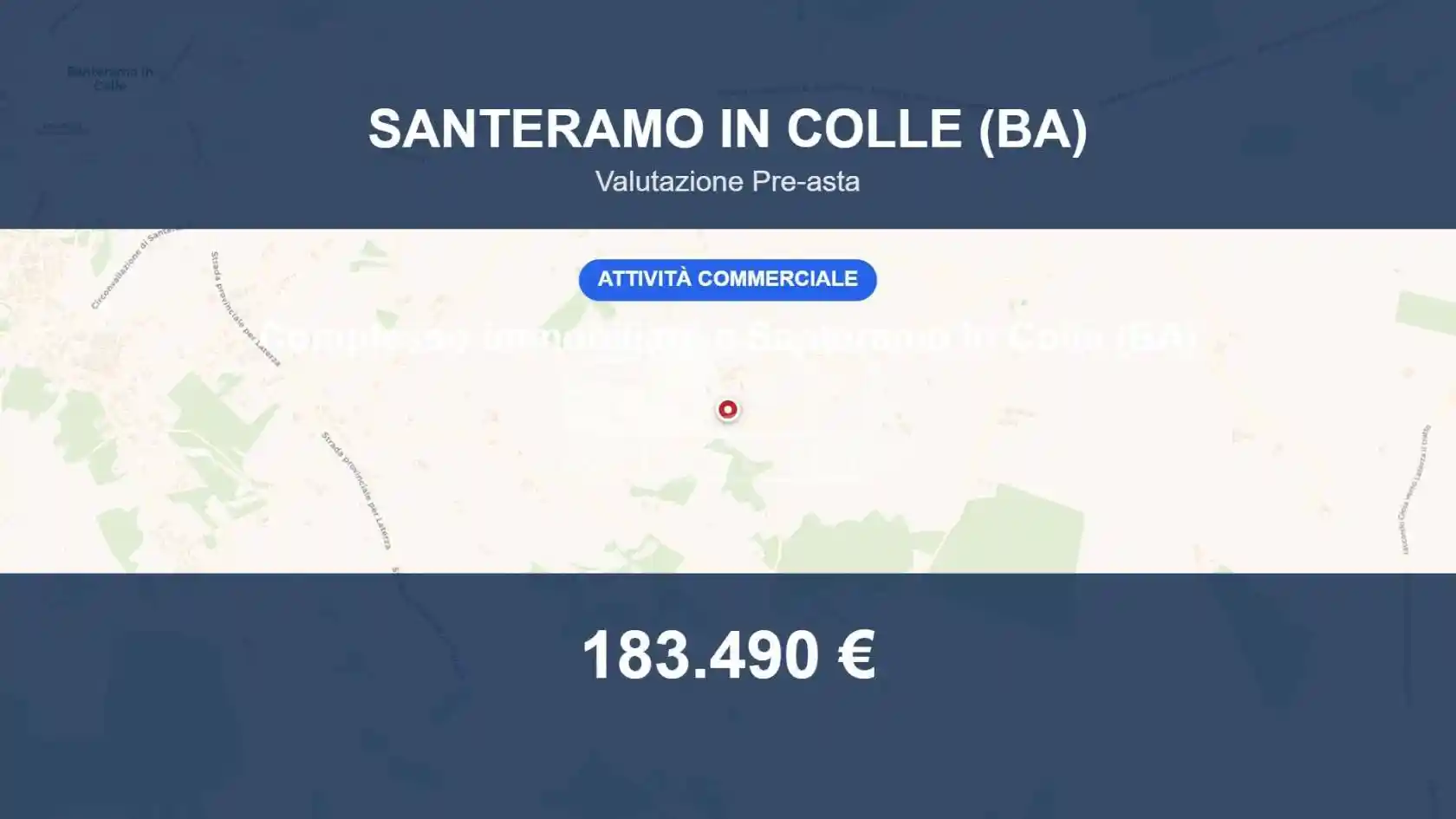 Appartamento in vendita a Santeramo in Colle