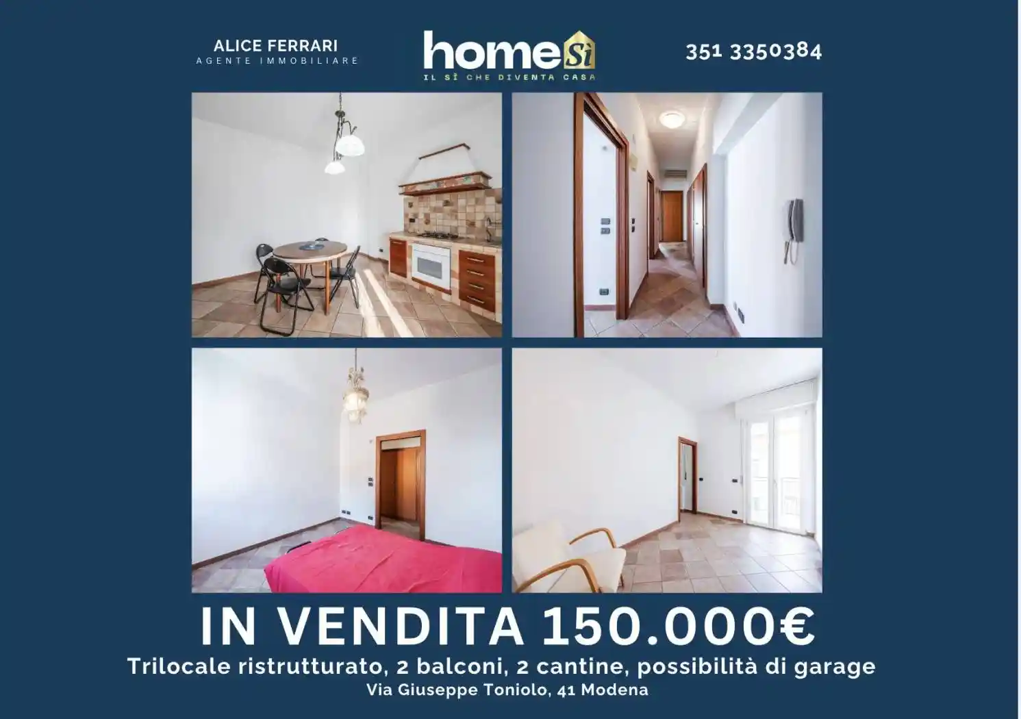 Appartamento in vendita a Modena