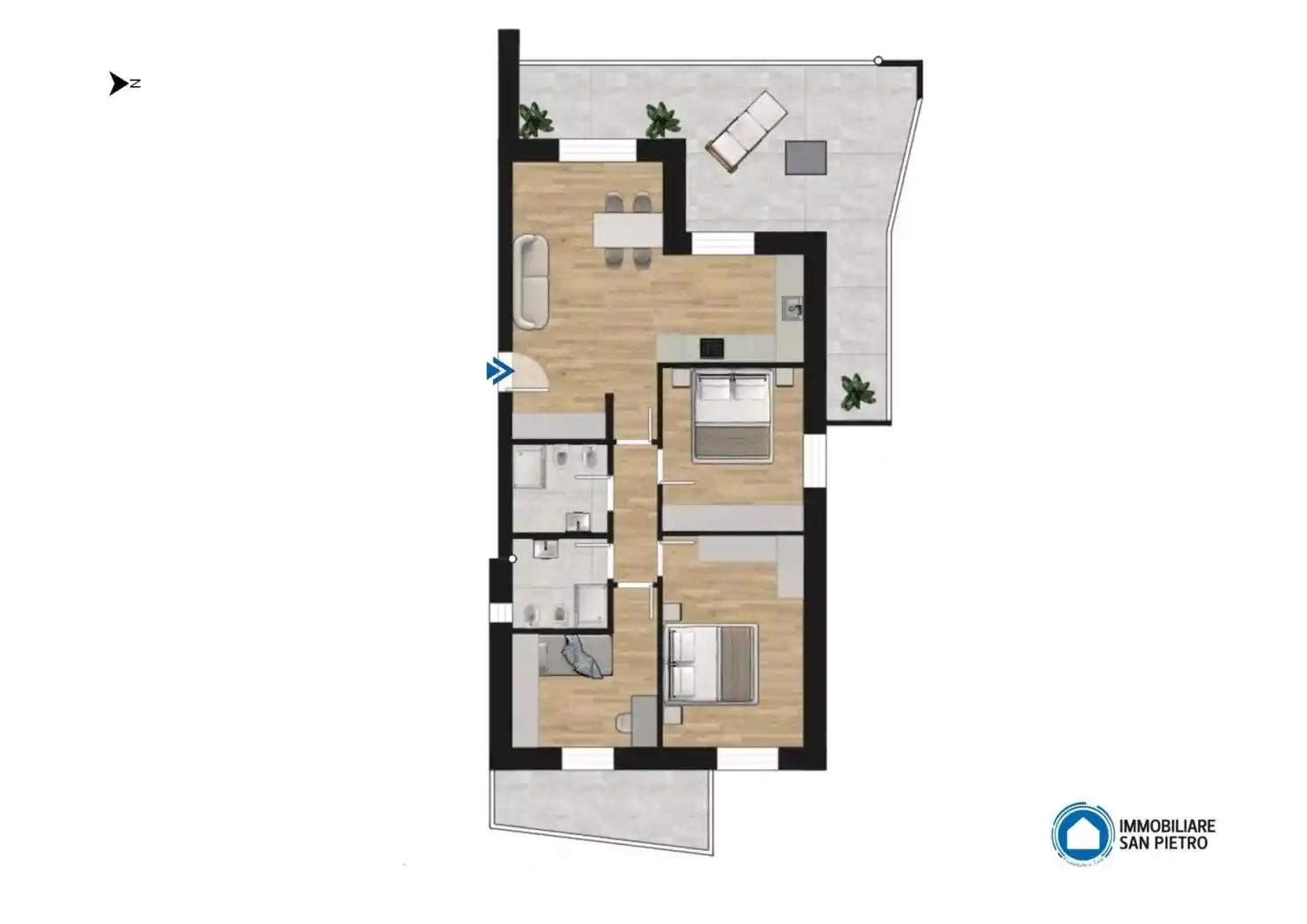 Appartamento in vendita a Granarolo dell'Emilia