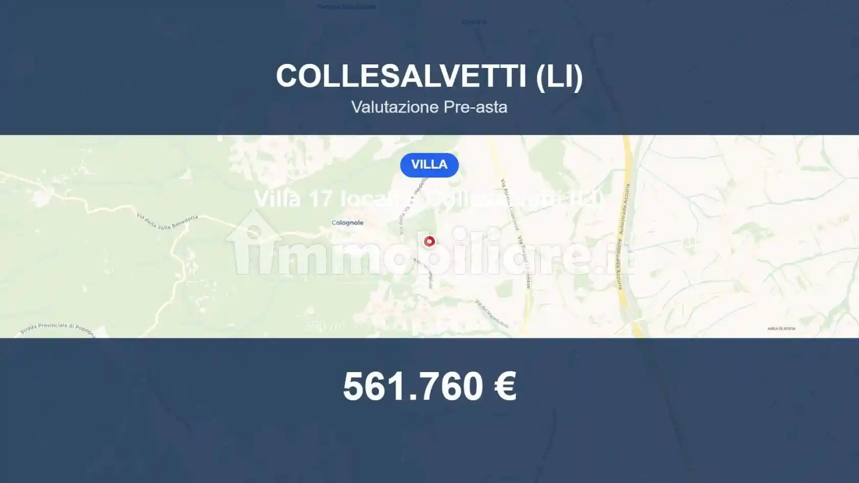 Villa in vendita a Collesalvetti